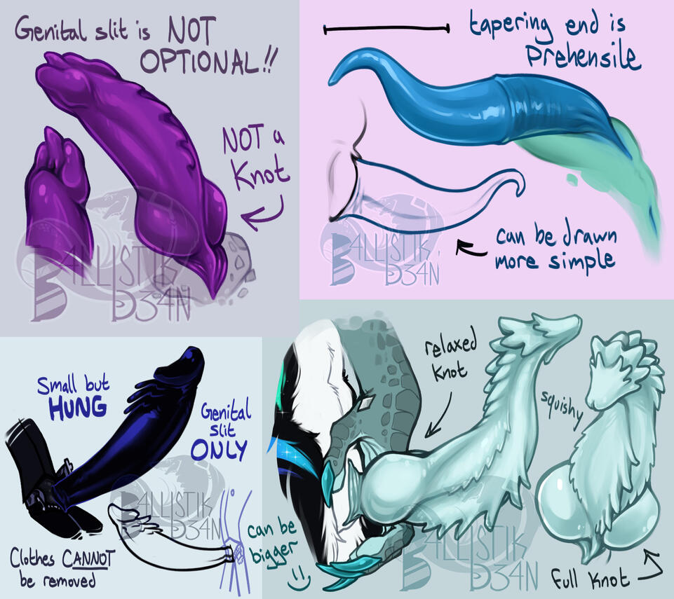 dick designs - anthros [OCs &amp; sona @ me]