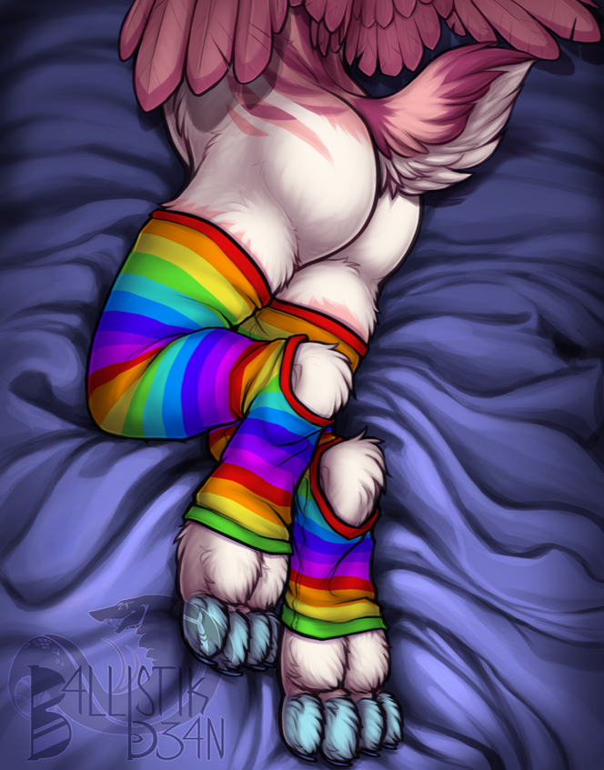 1.1 rainbow stockings [$3]